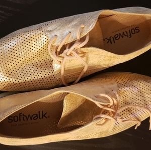 Softwalk metallic Willis Wedge Oxford woman size 10W